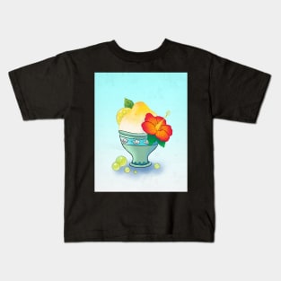 Minhwa: Lemon Ice Flake Blue (Korean traditional/folk art) Kids T-Shirt